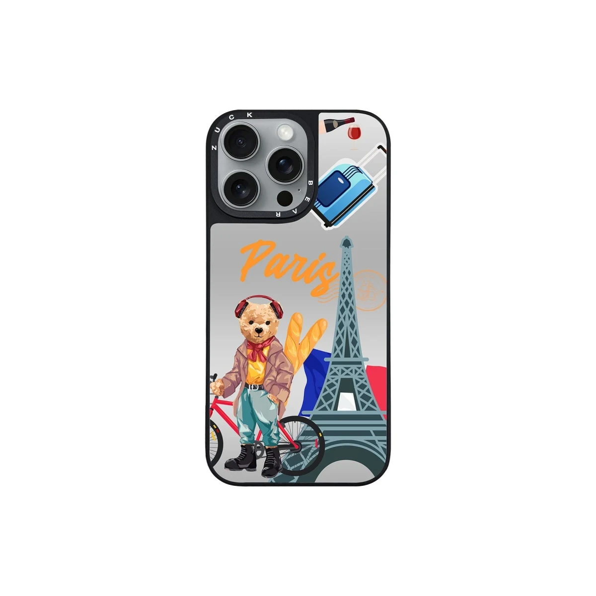 ZuckBear Apple iPhone 16 Pro Benard Mirror Magsafe Kapak - Paris